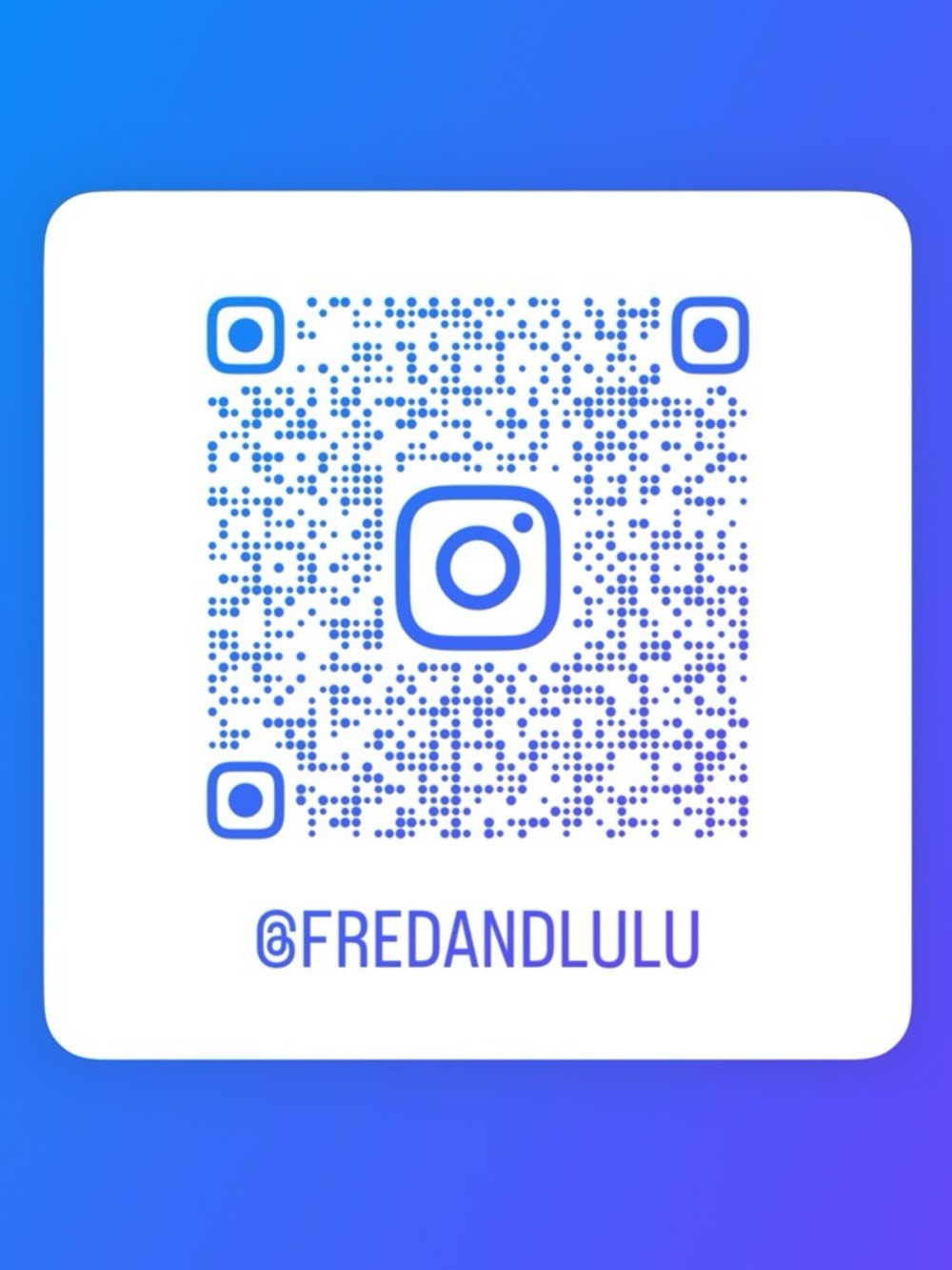 @fredandlulu INSTAGRAM